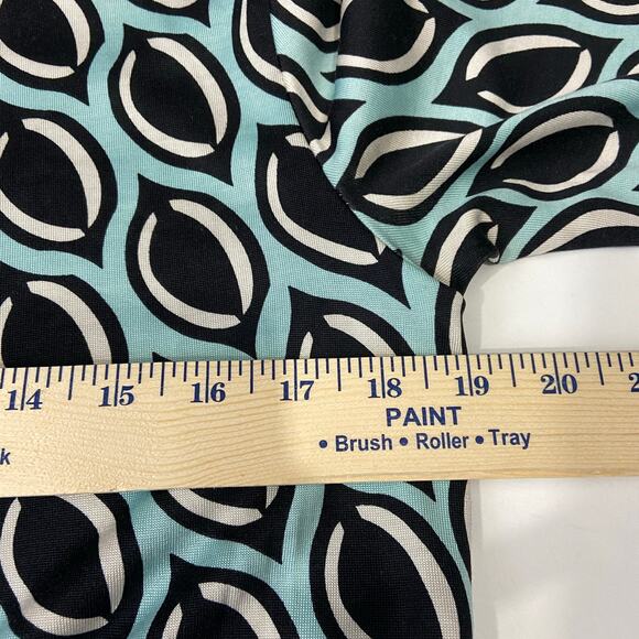 Diane Von Furstenburg 100% Silk Knit Tunic Dress Nana Size 10 - Picture 11 of 16